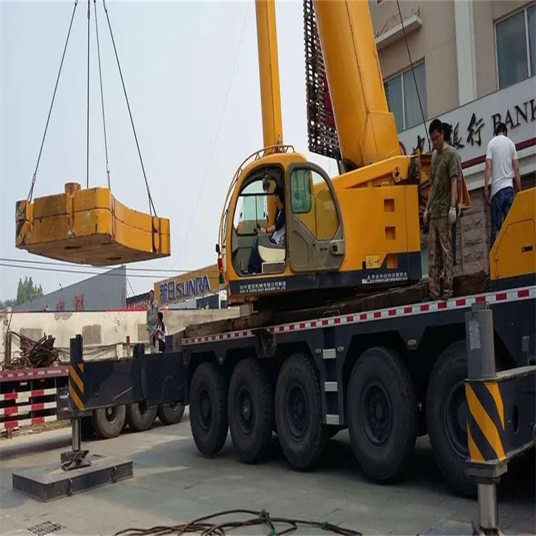 右江当地吊车出租|机器吊装|75吨|工厂搬迁服务